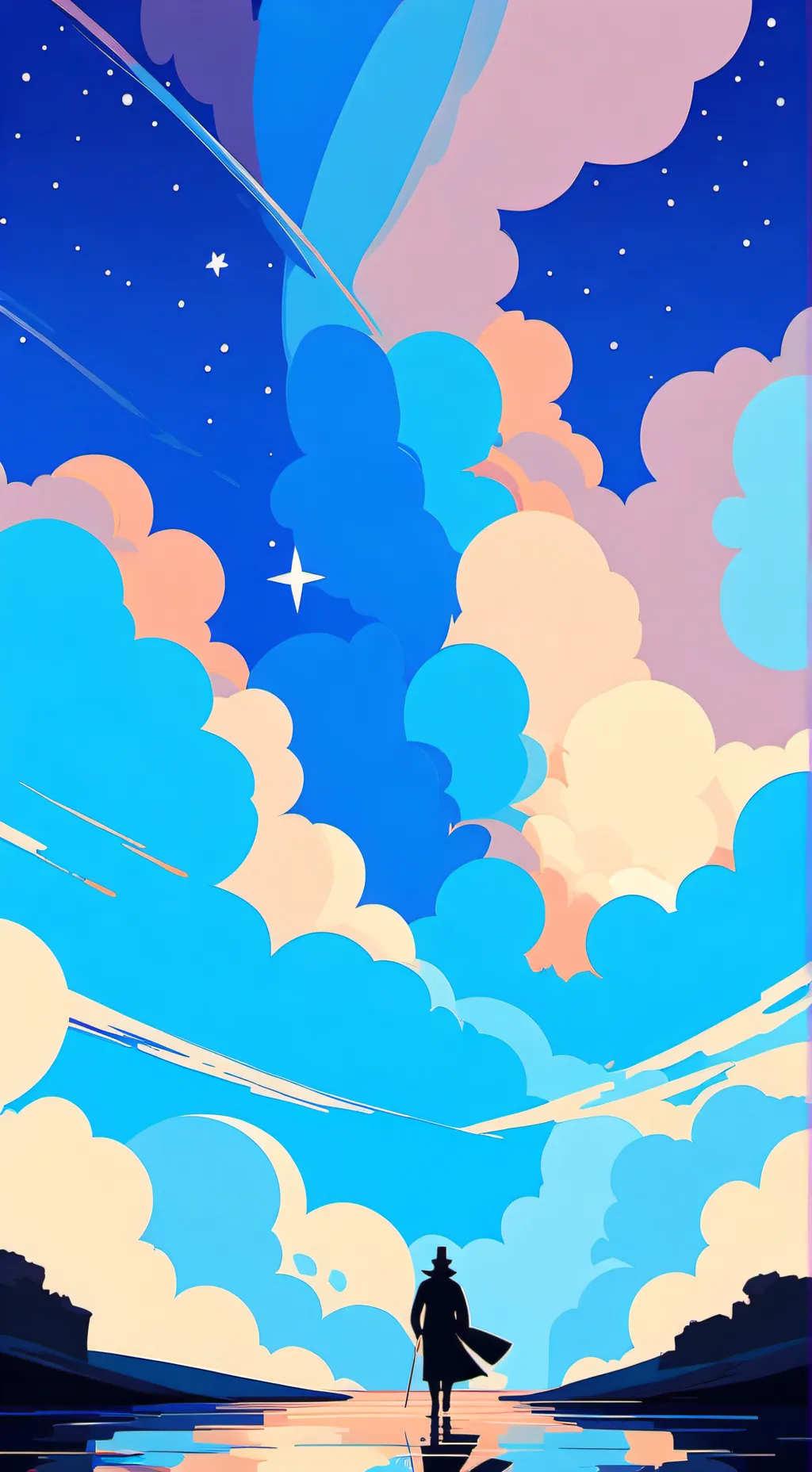 ai character: 📻 RadioApple🍎 background