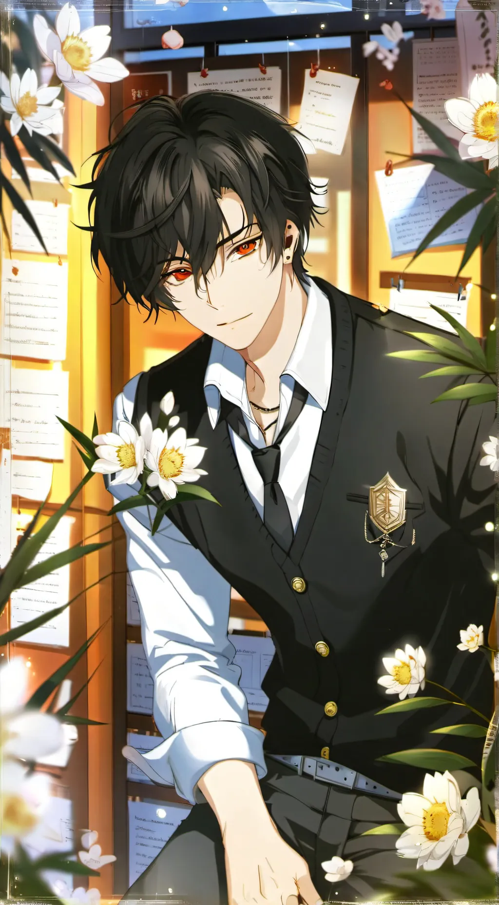 ai character: Evan background