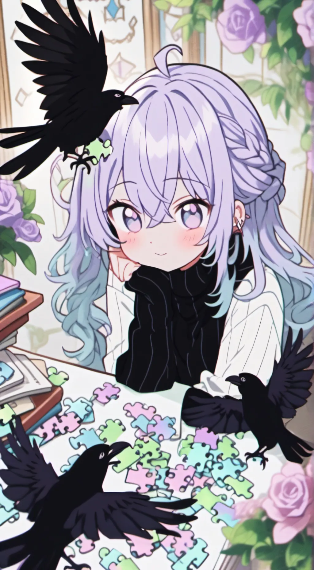 ai character: TuFurra Raven Spirit background