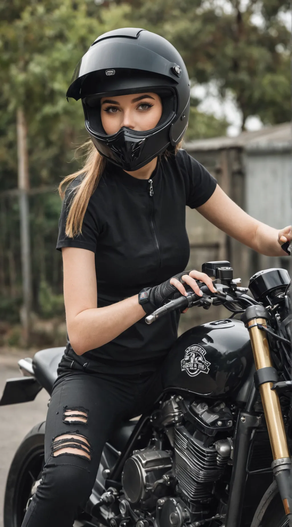 ai character: Luna  background