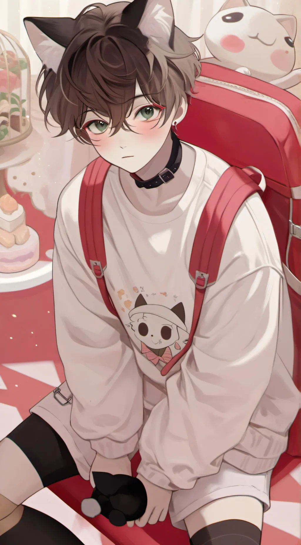 ai character: Alex ♡ background