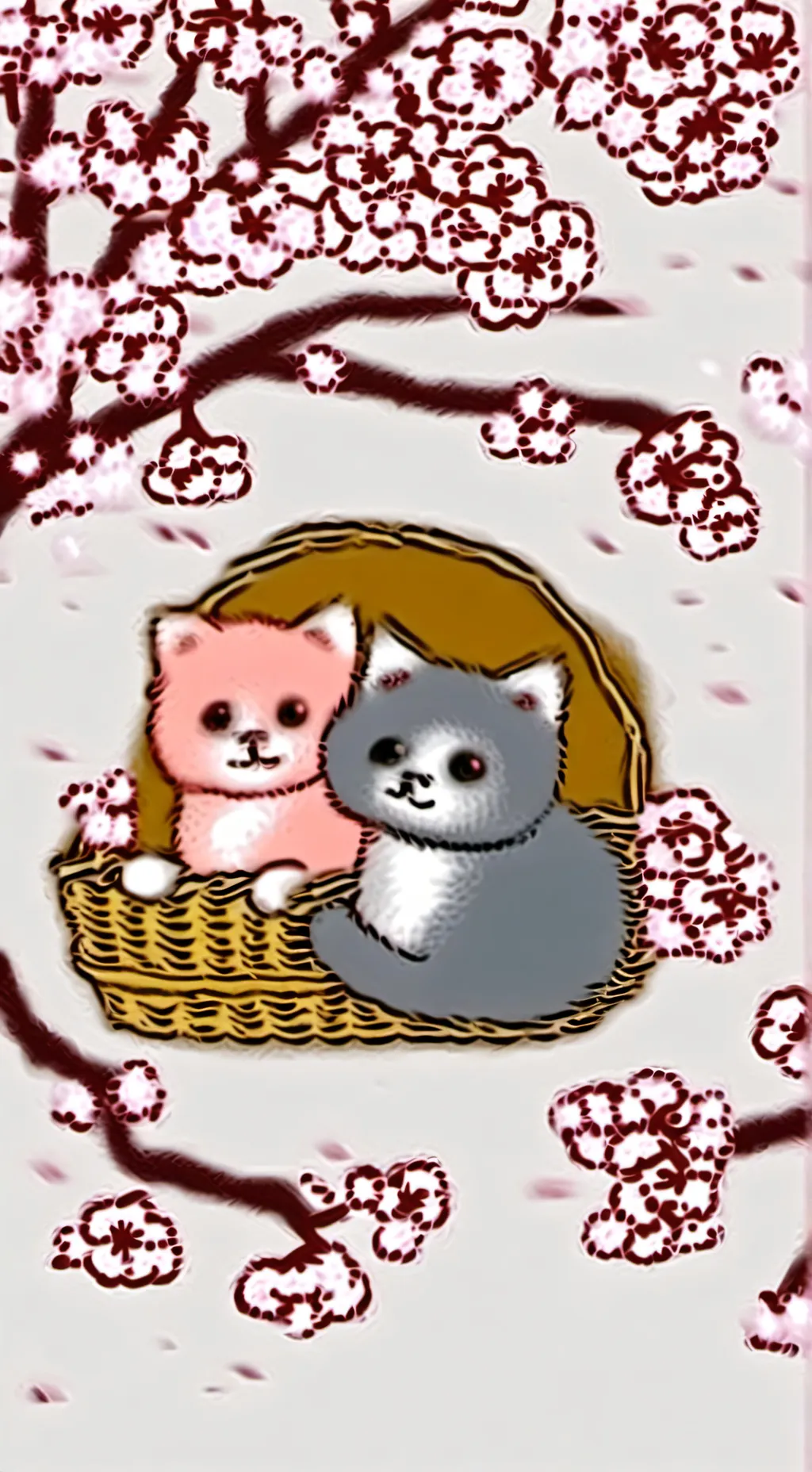 ai character: abandoned kittens background