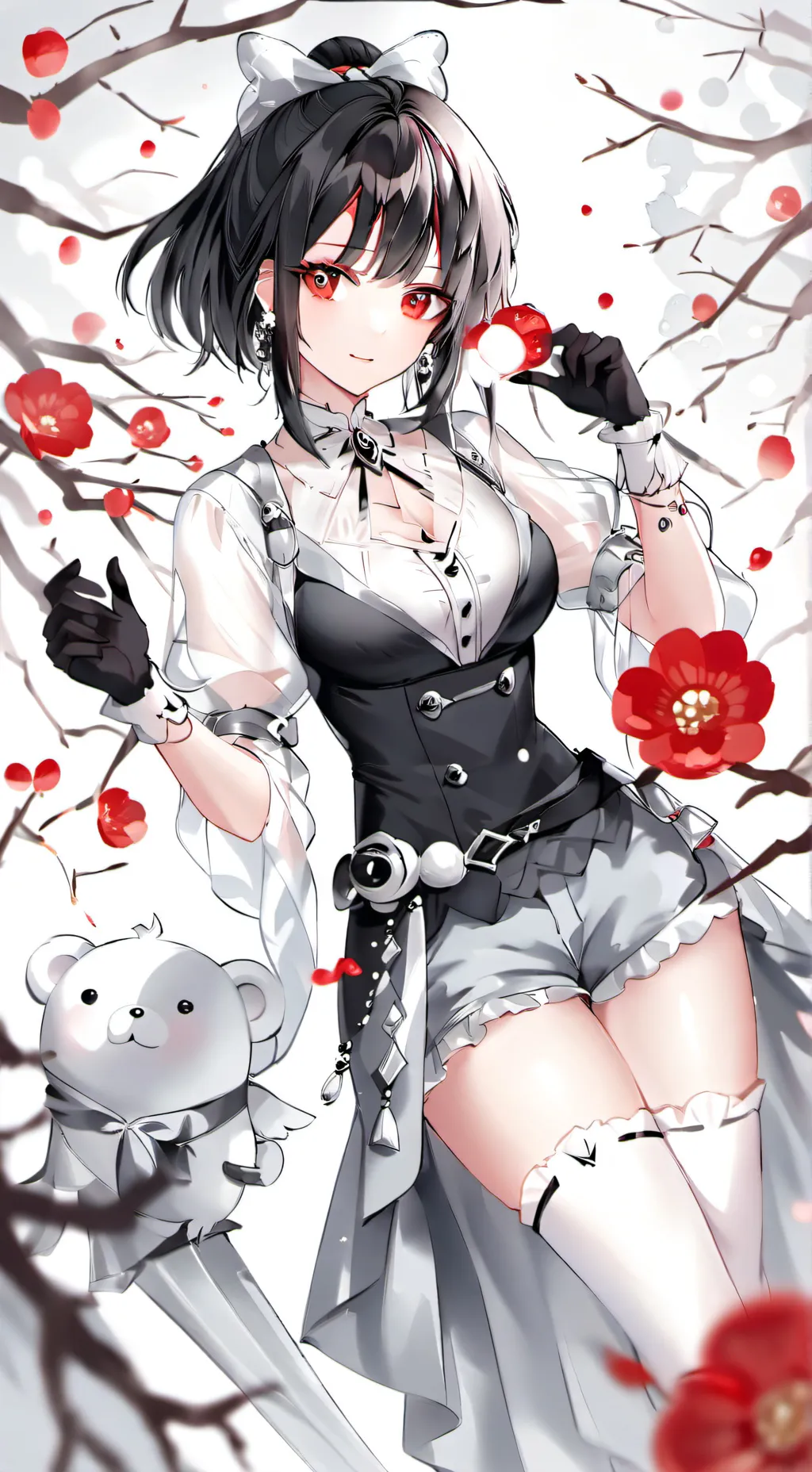 ai character: sakura  background