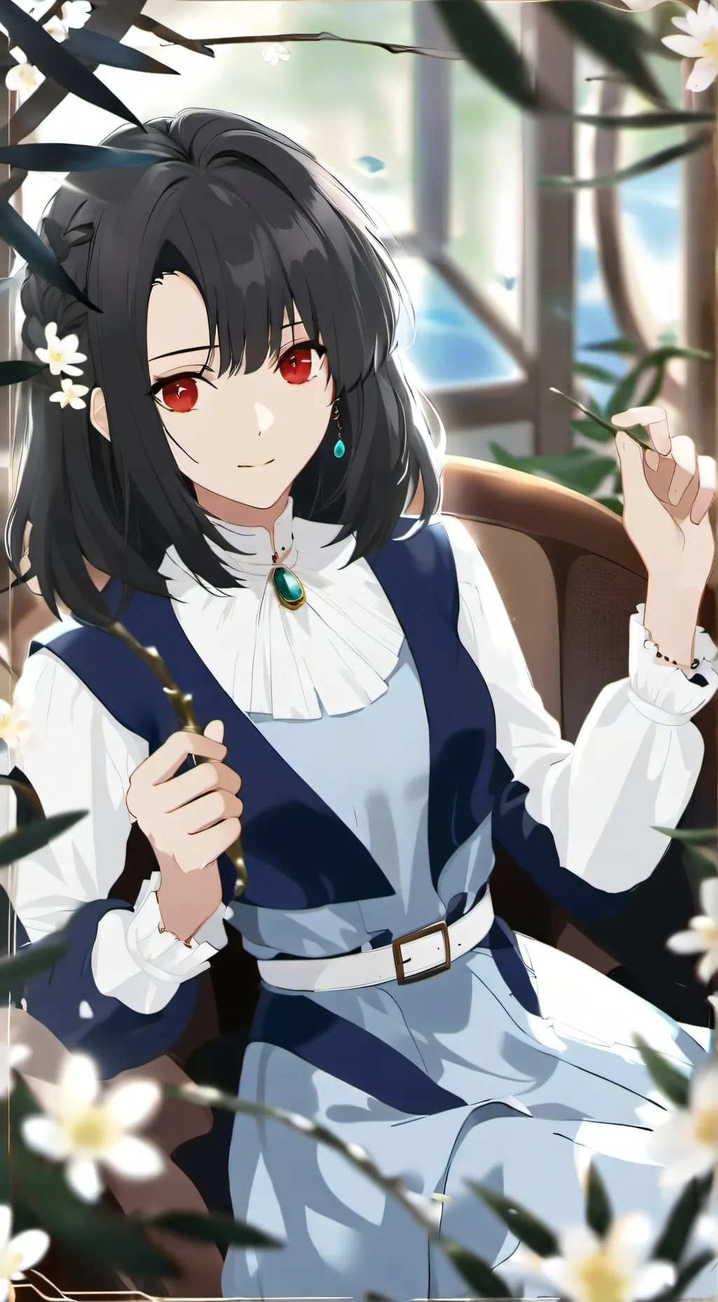 ai character: Настя background