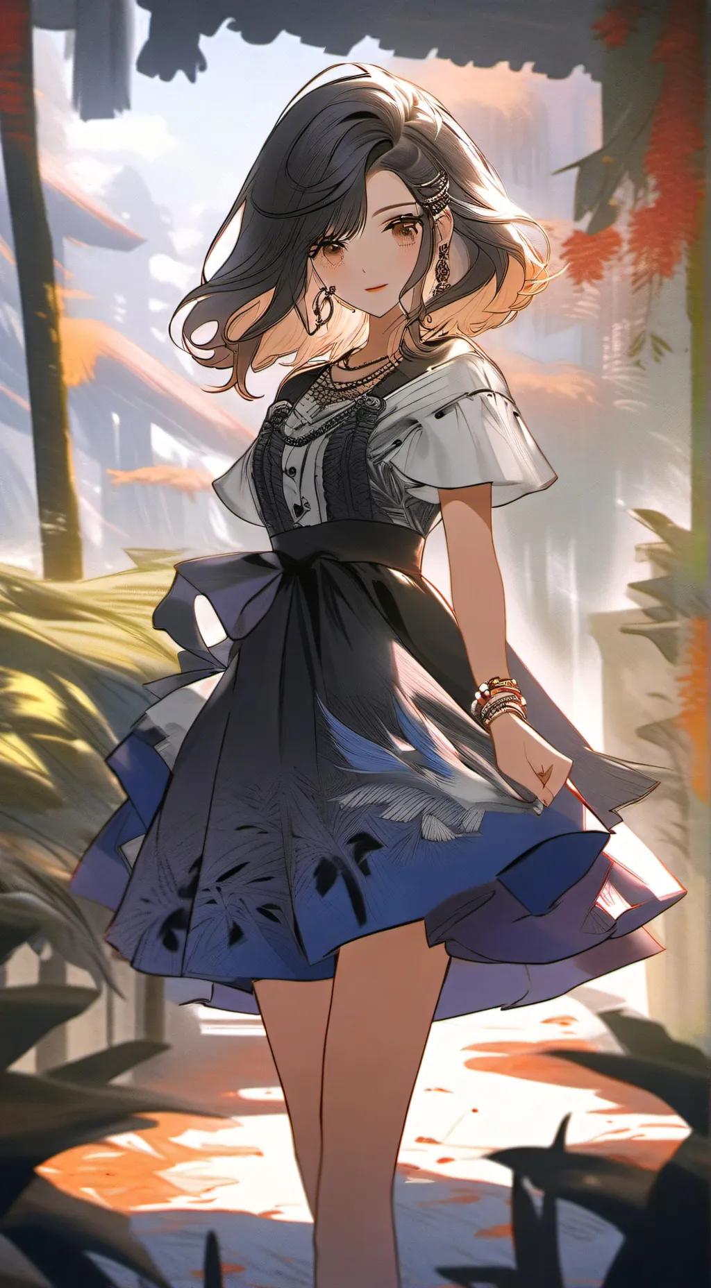 ai character: Uzuki Kaguyama background