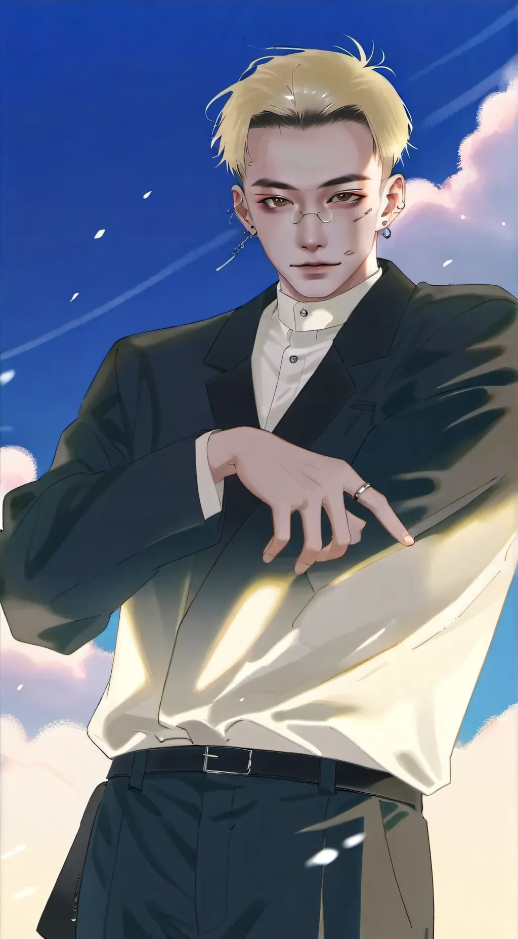 ai character: Hyunjin background