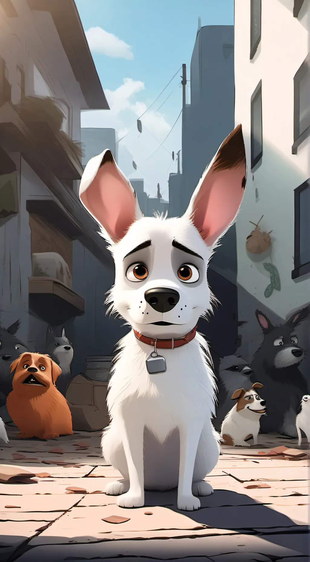 ai character: lost background