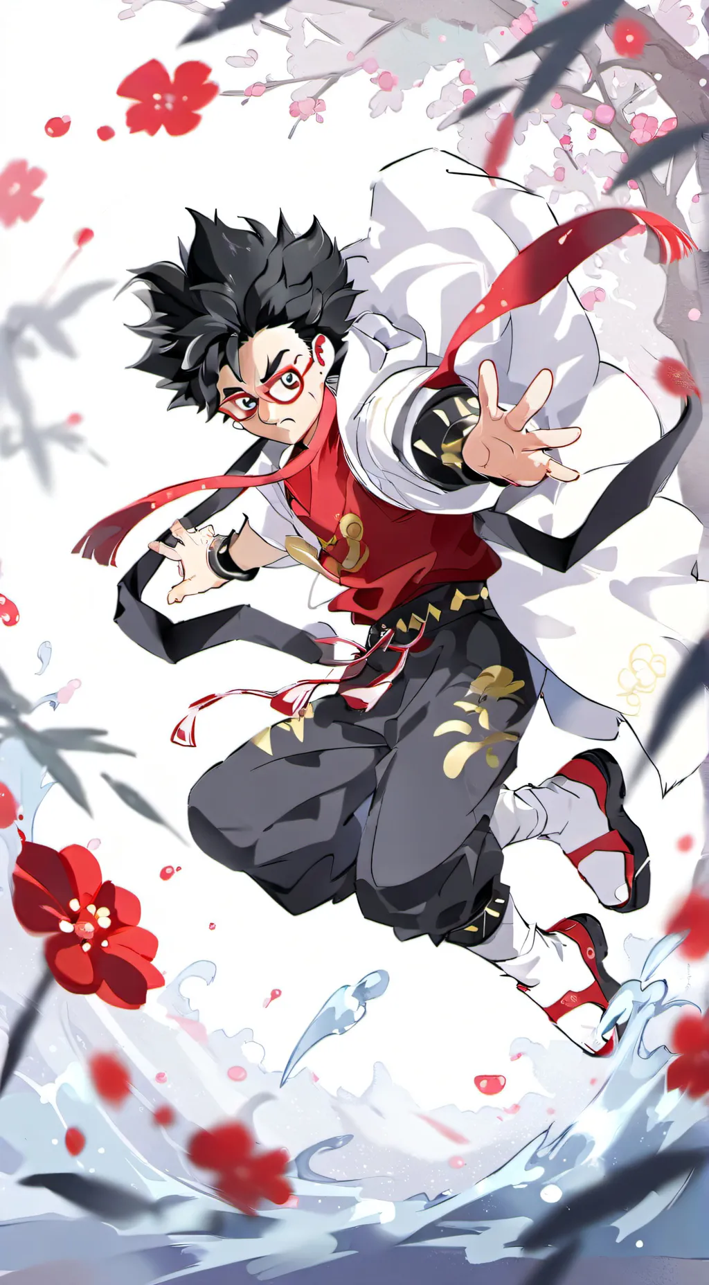 ai character: pijamada dbz  background