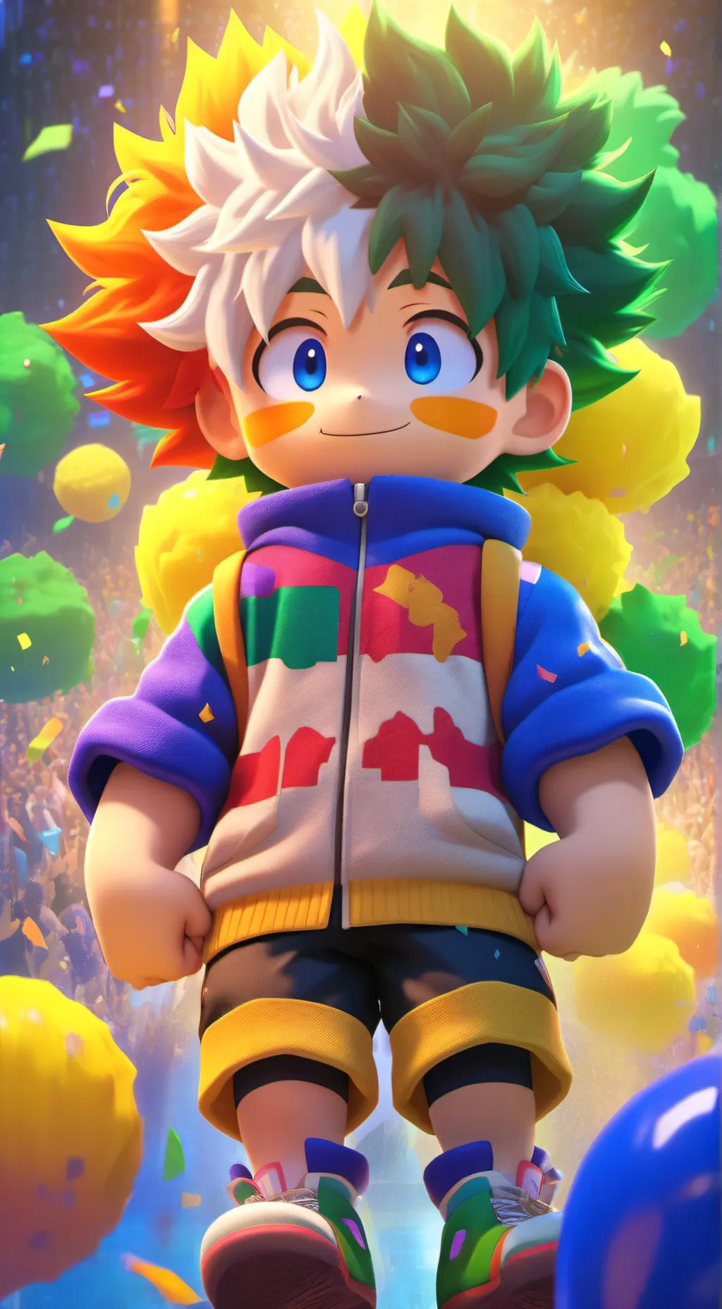 ai character: deku bakugou Shoto background