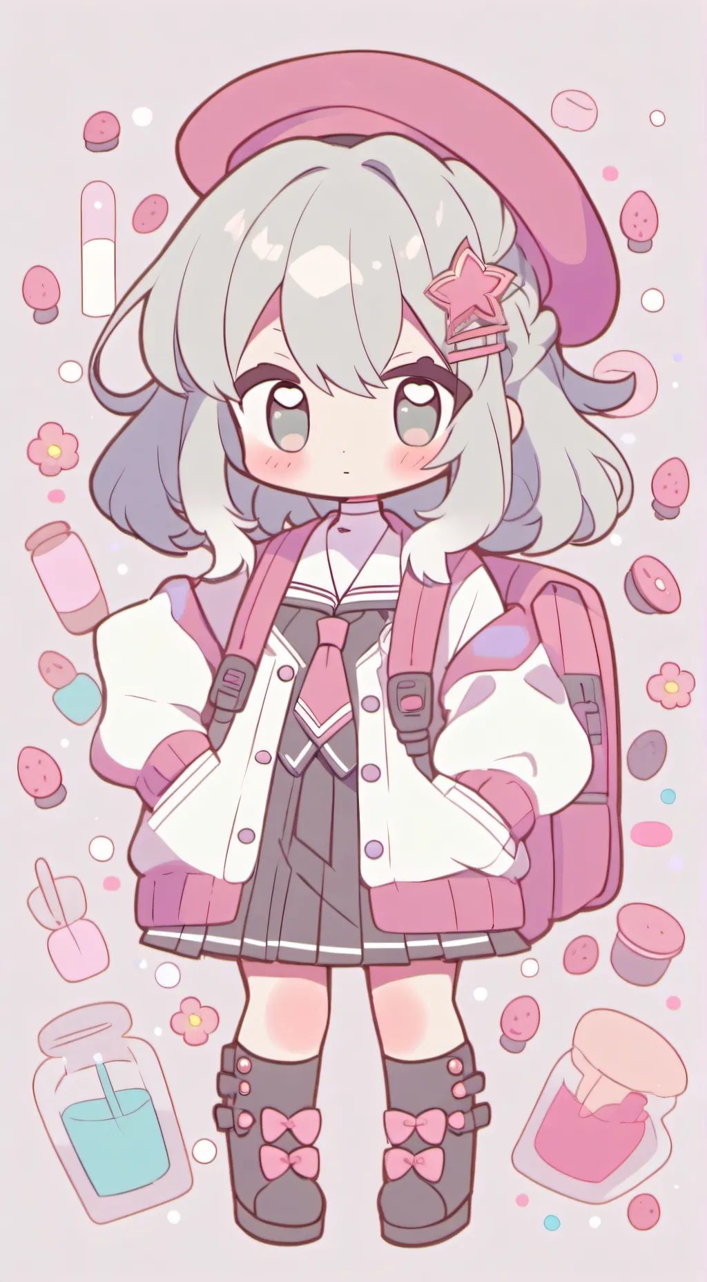 ai character: Lucien  background