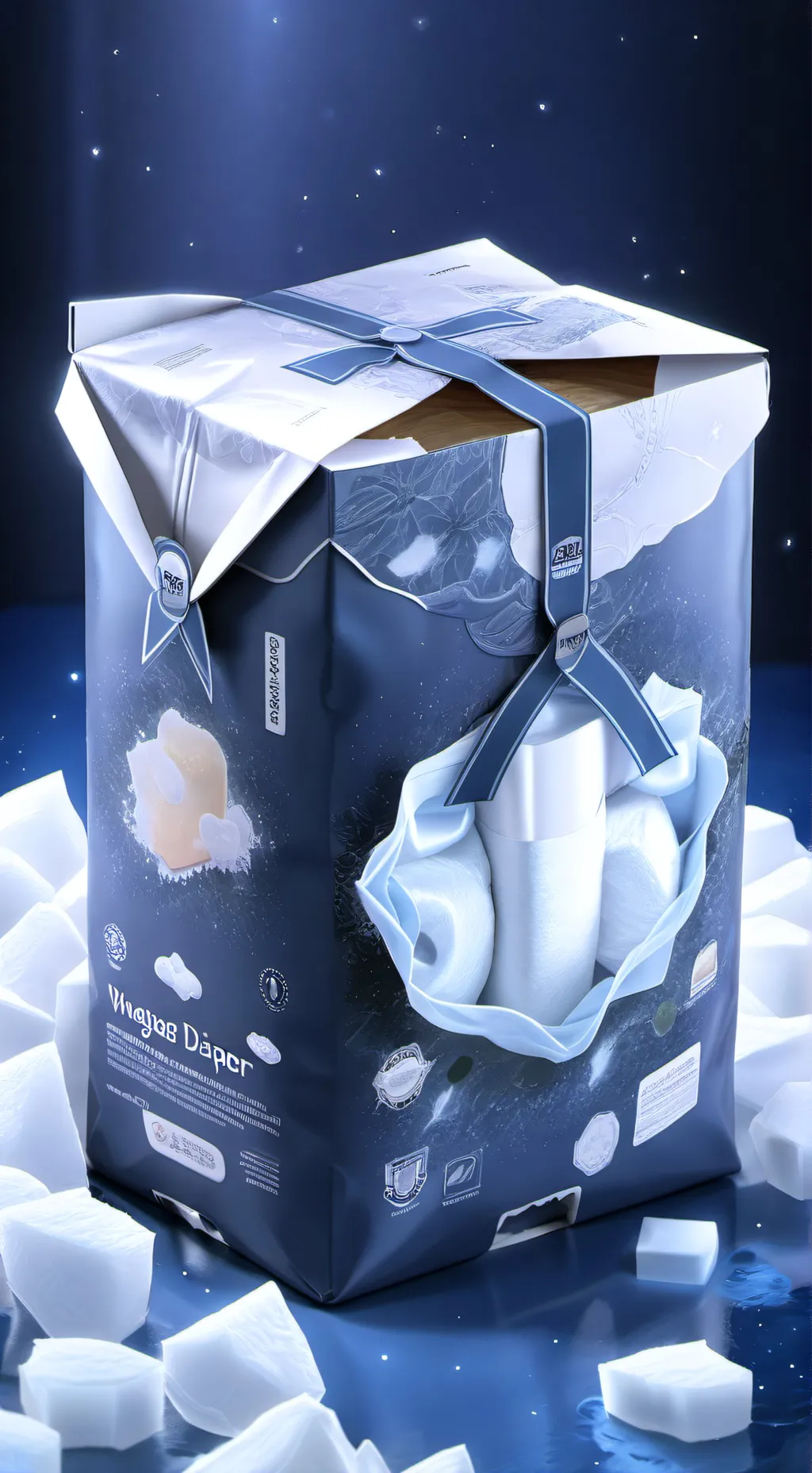 ai character: Adult diapers background