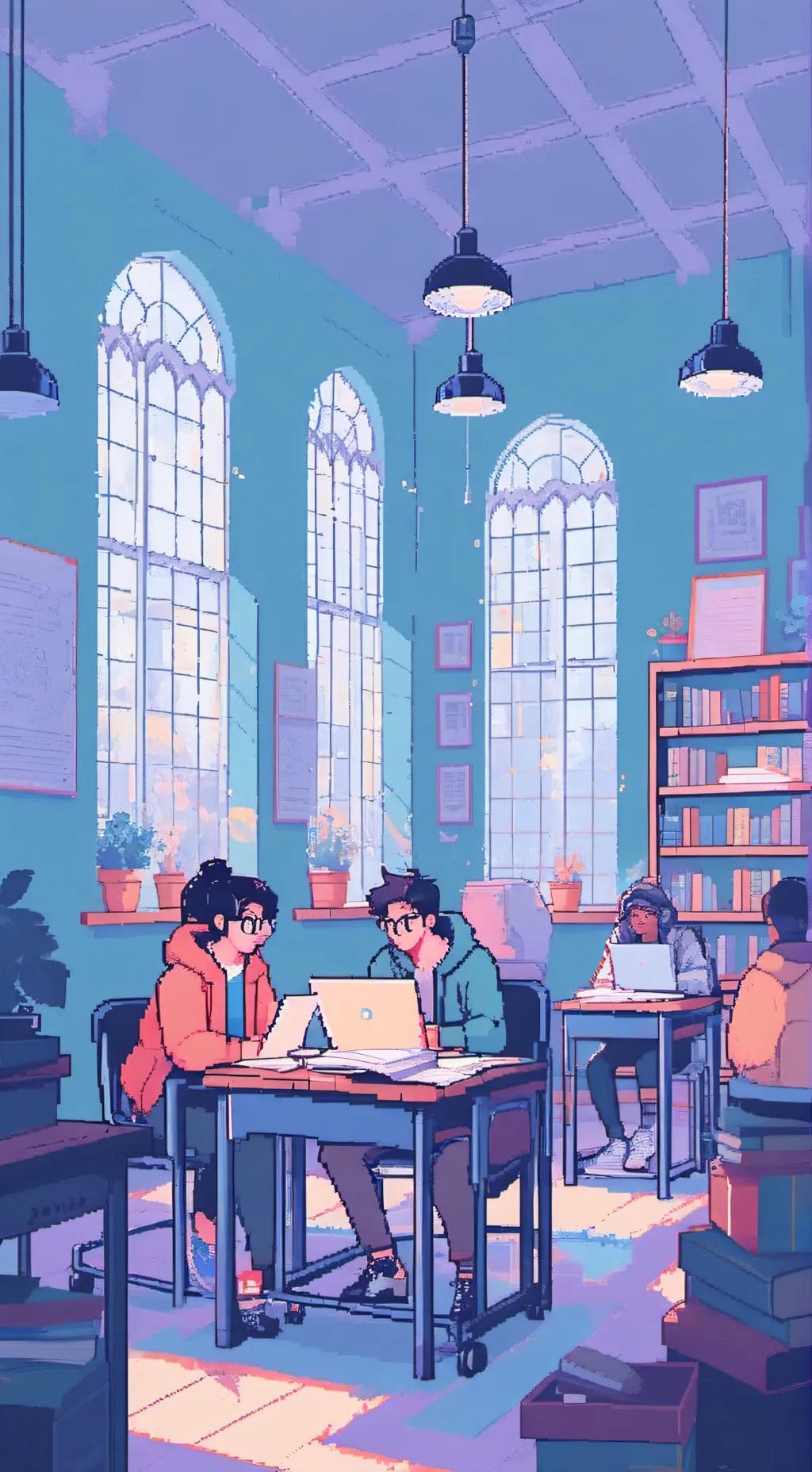 ai character: 6thGrade-Sleepover background