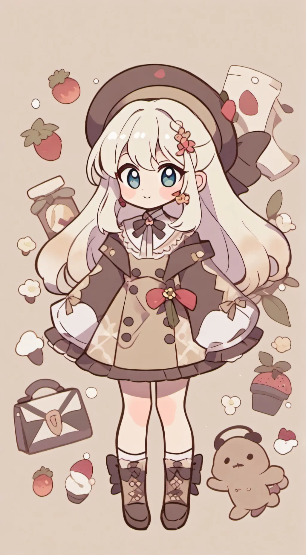 ai character: novia de muichiro  background