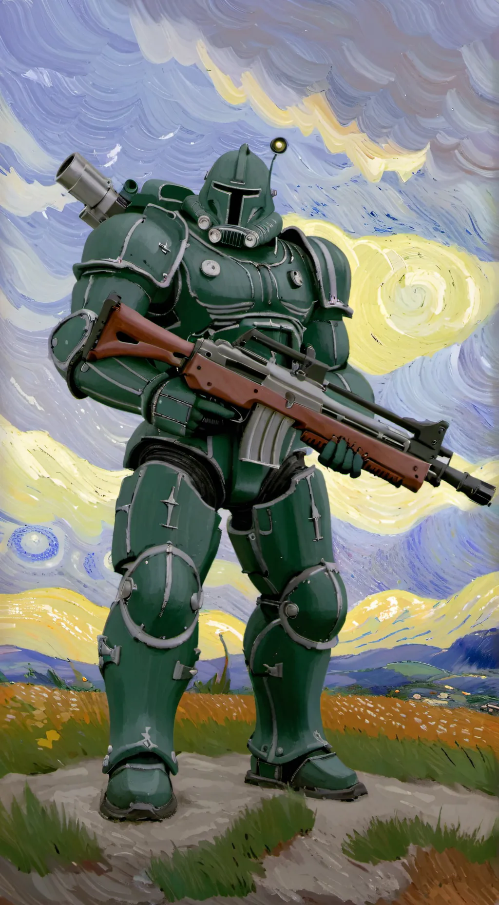 ai character: damilitary background