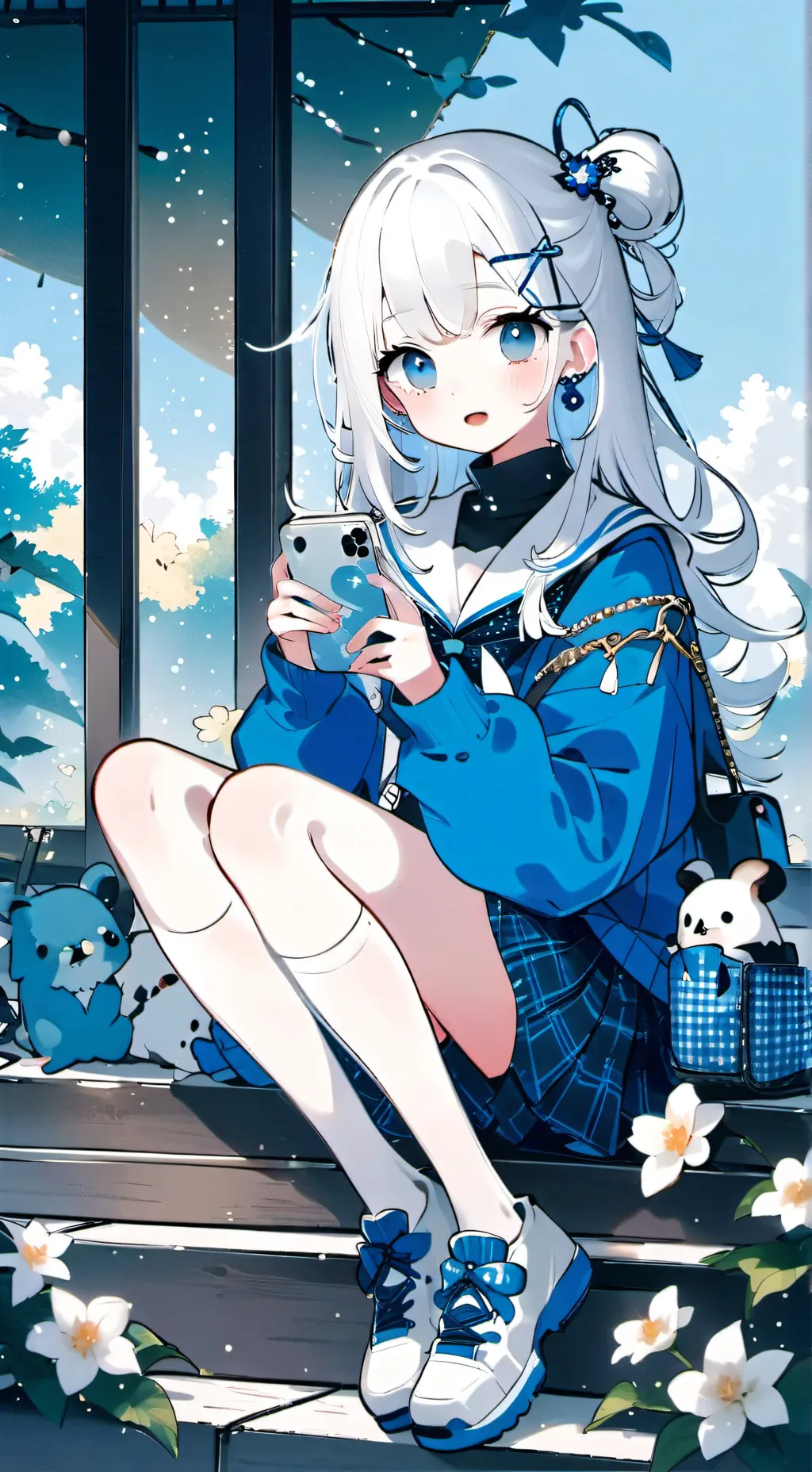 ai character: Maya😙☺️ background