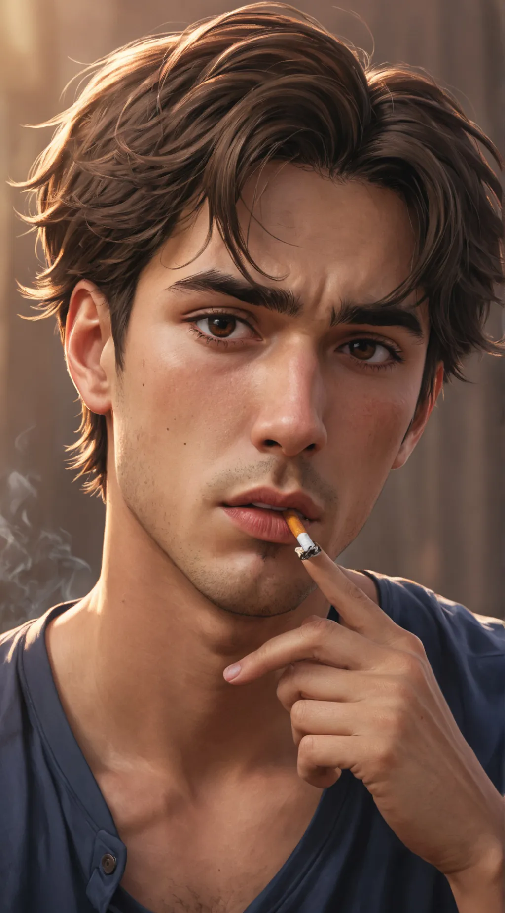 ai character: Javier, el Mejor Amigo Celoso background