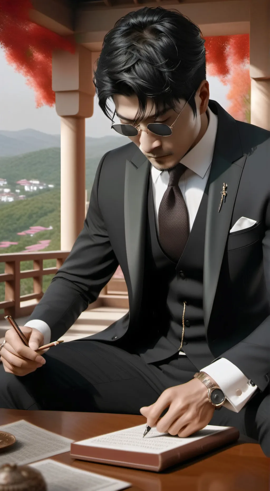 ai character: Kenji background