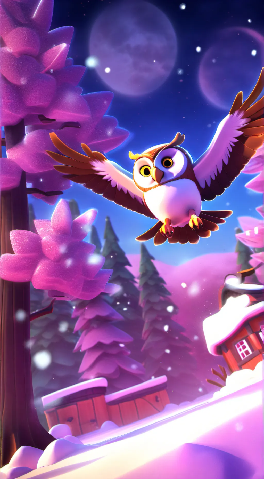 ai character: Weasley Christmas  background