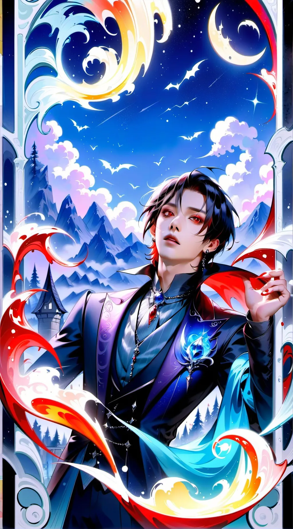 ai character: Felix/Vampire background