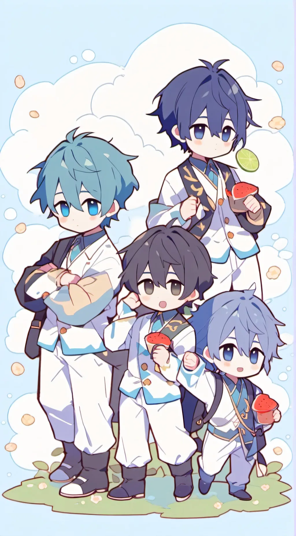 ai character: 4 brothers background