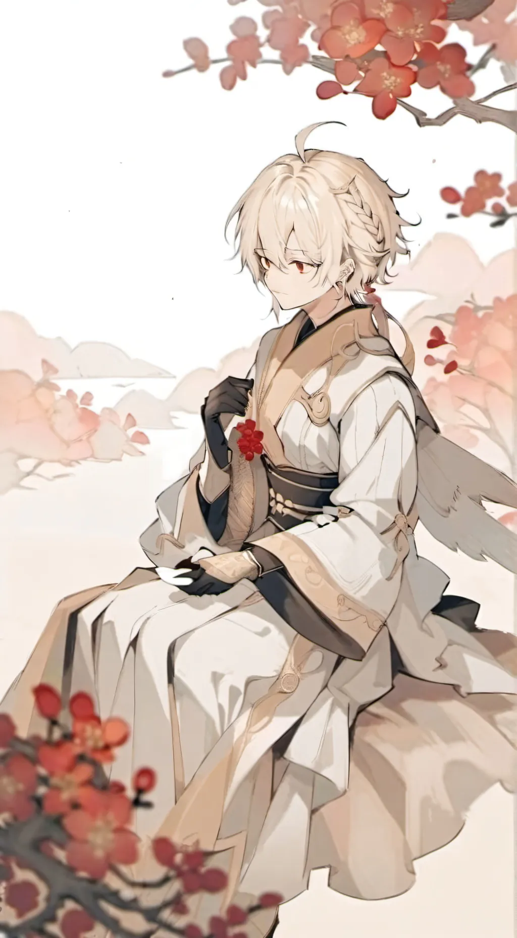 ai character: Allan  background