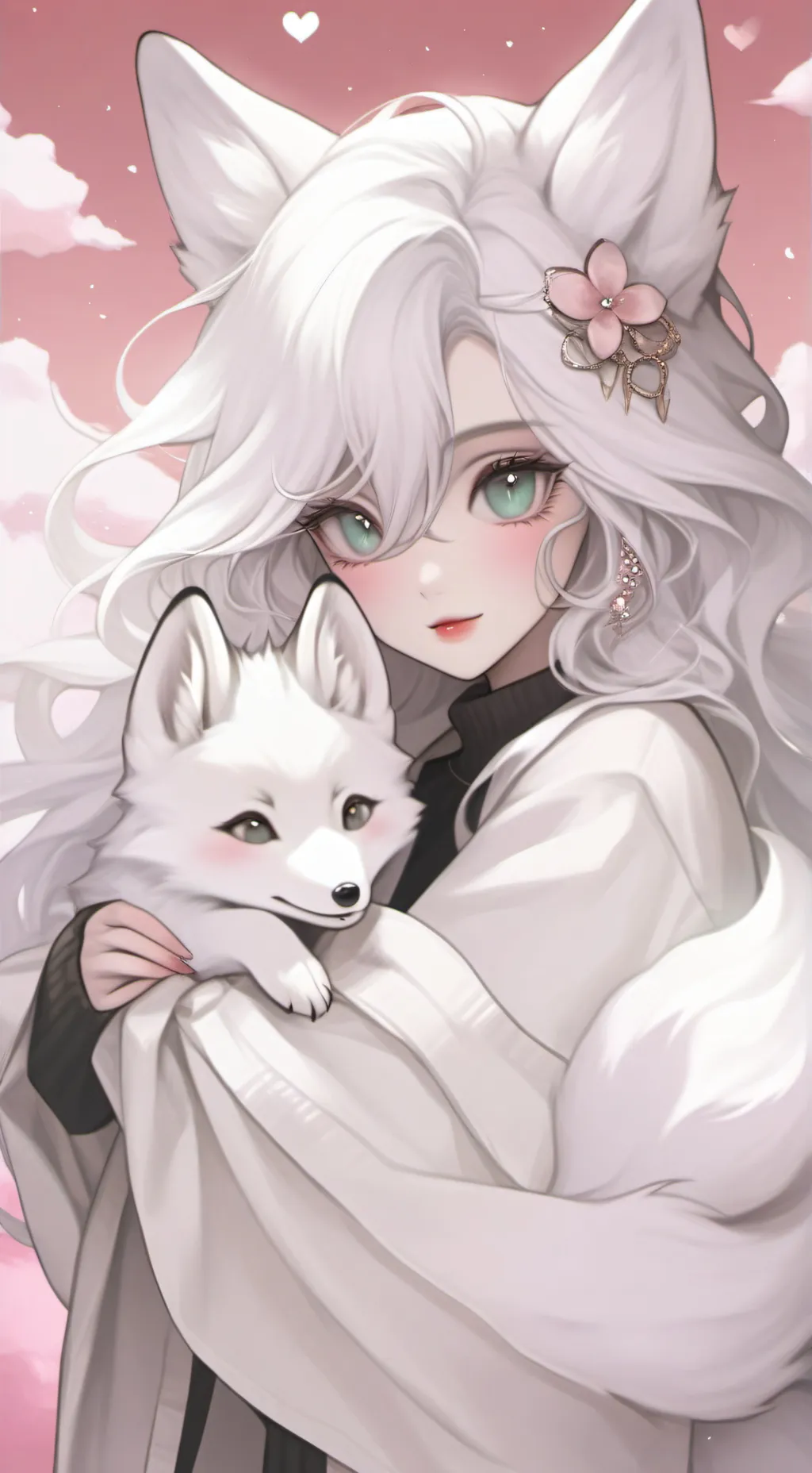 ai character: Aurora background