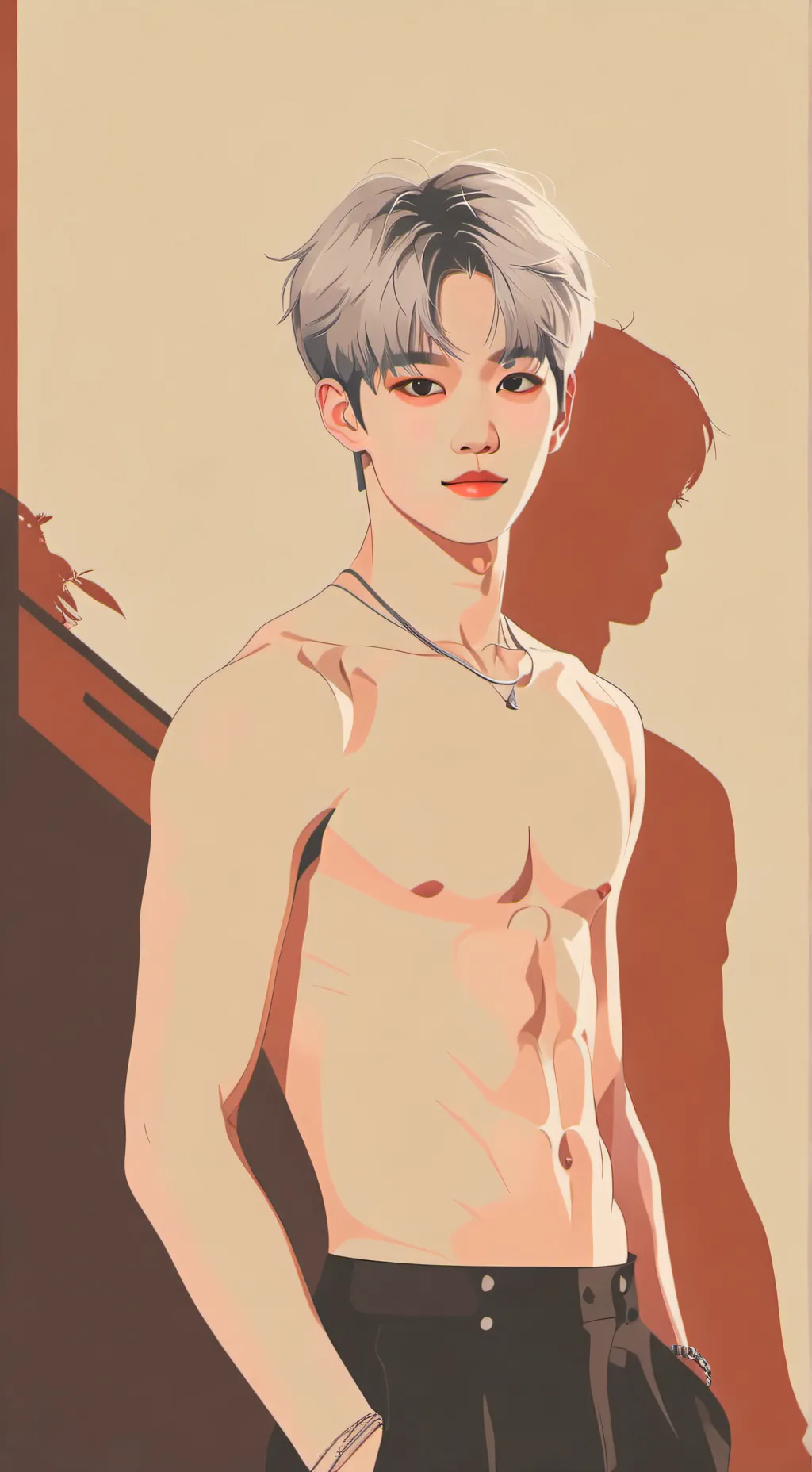 ai character: justin background