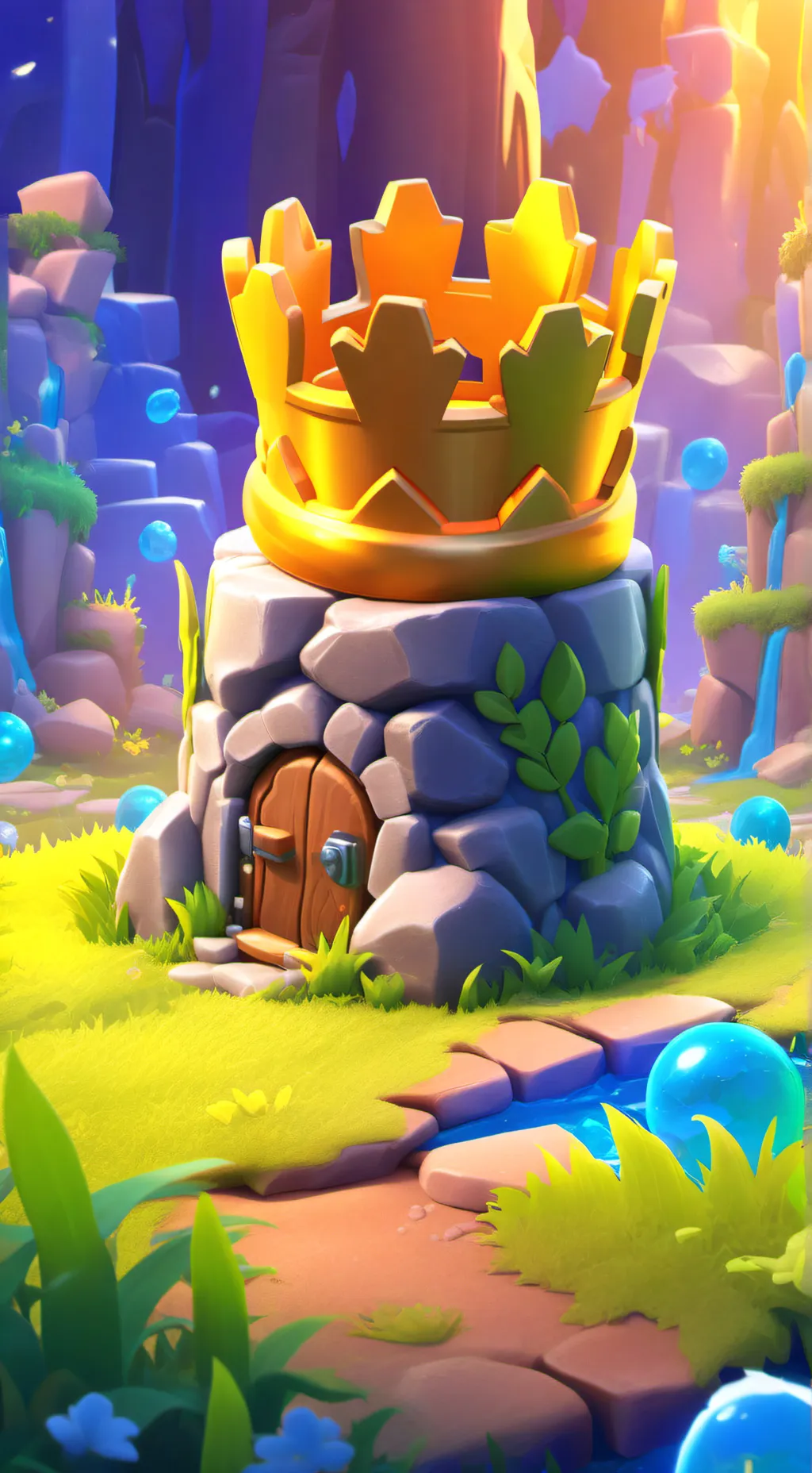 ai character: king of gass background