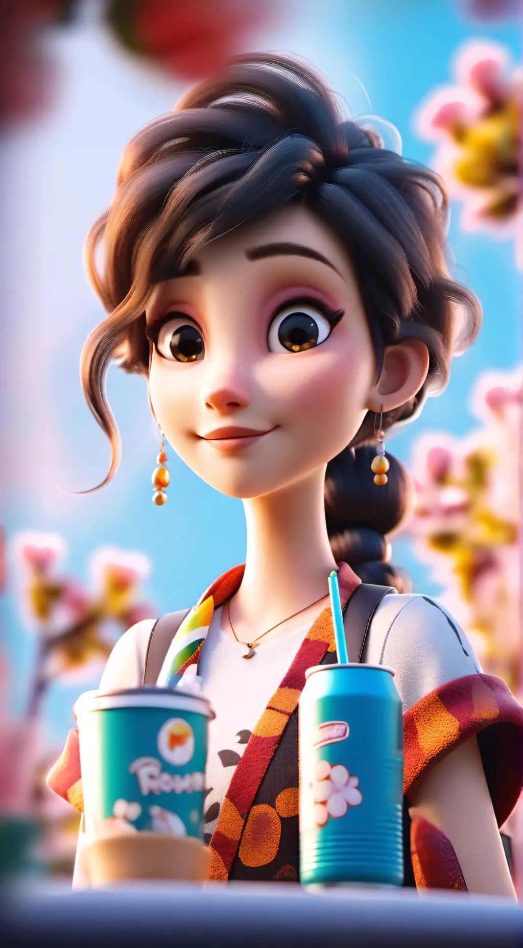 ai character: Monica crew background