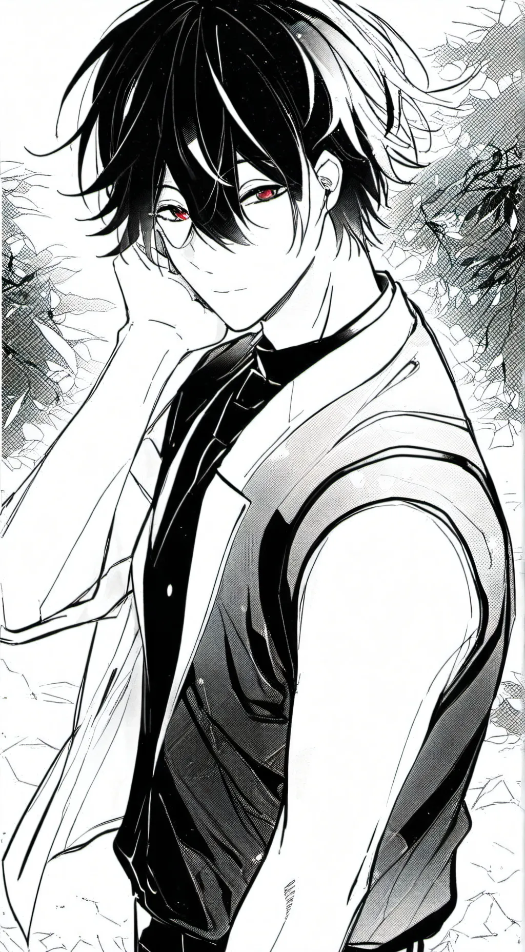 ai character: bakudeku (nose) background