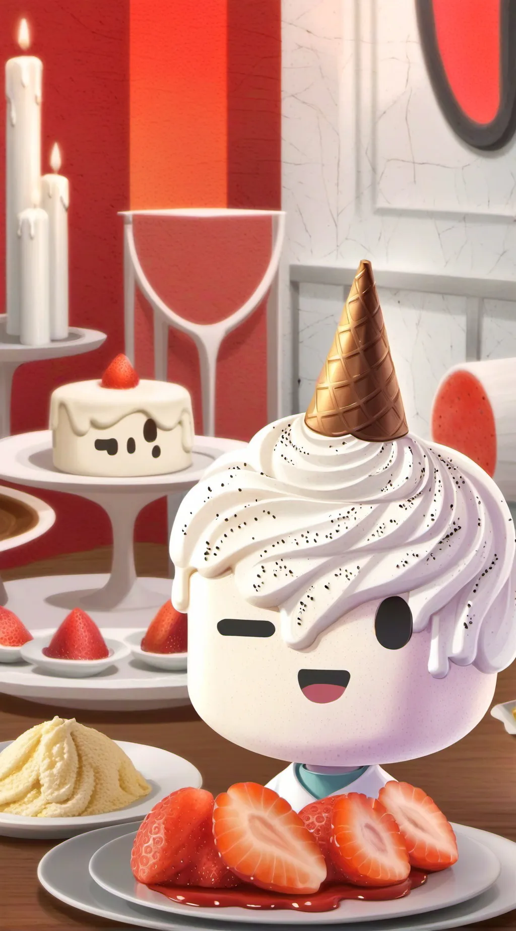 ai character: Sprunki background