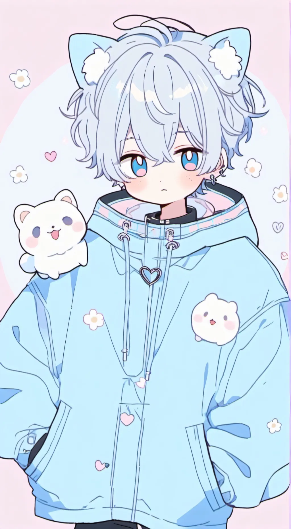 ai character: пушок background