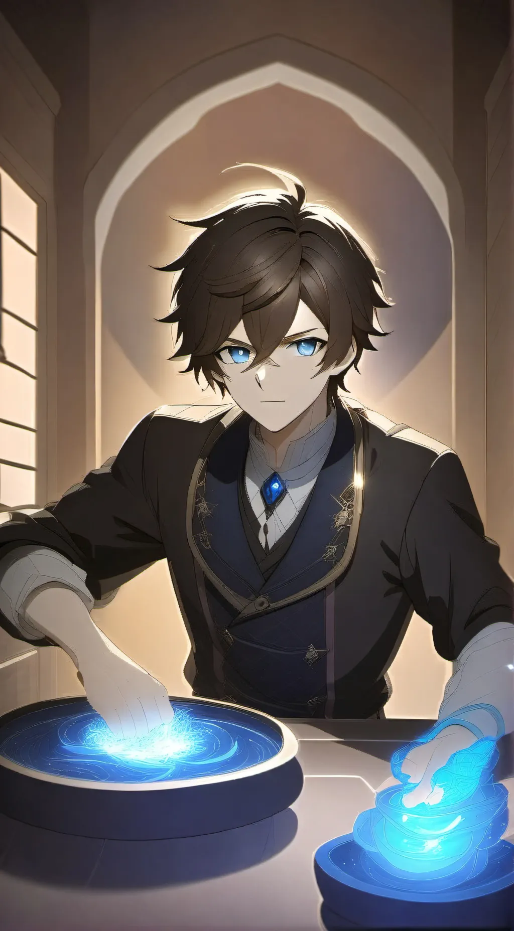 ai character: ~•°∘ Jacob ∘°•~ background