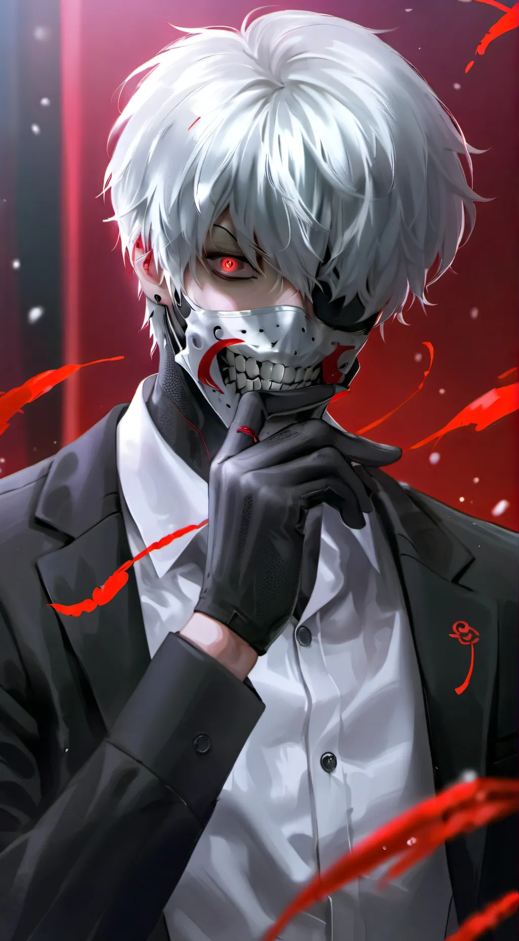 ai character: Ken Kaneki background