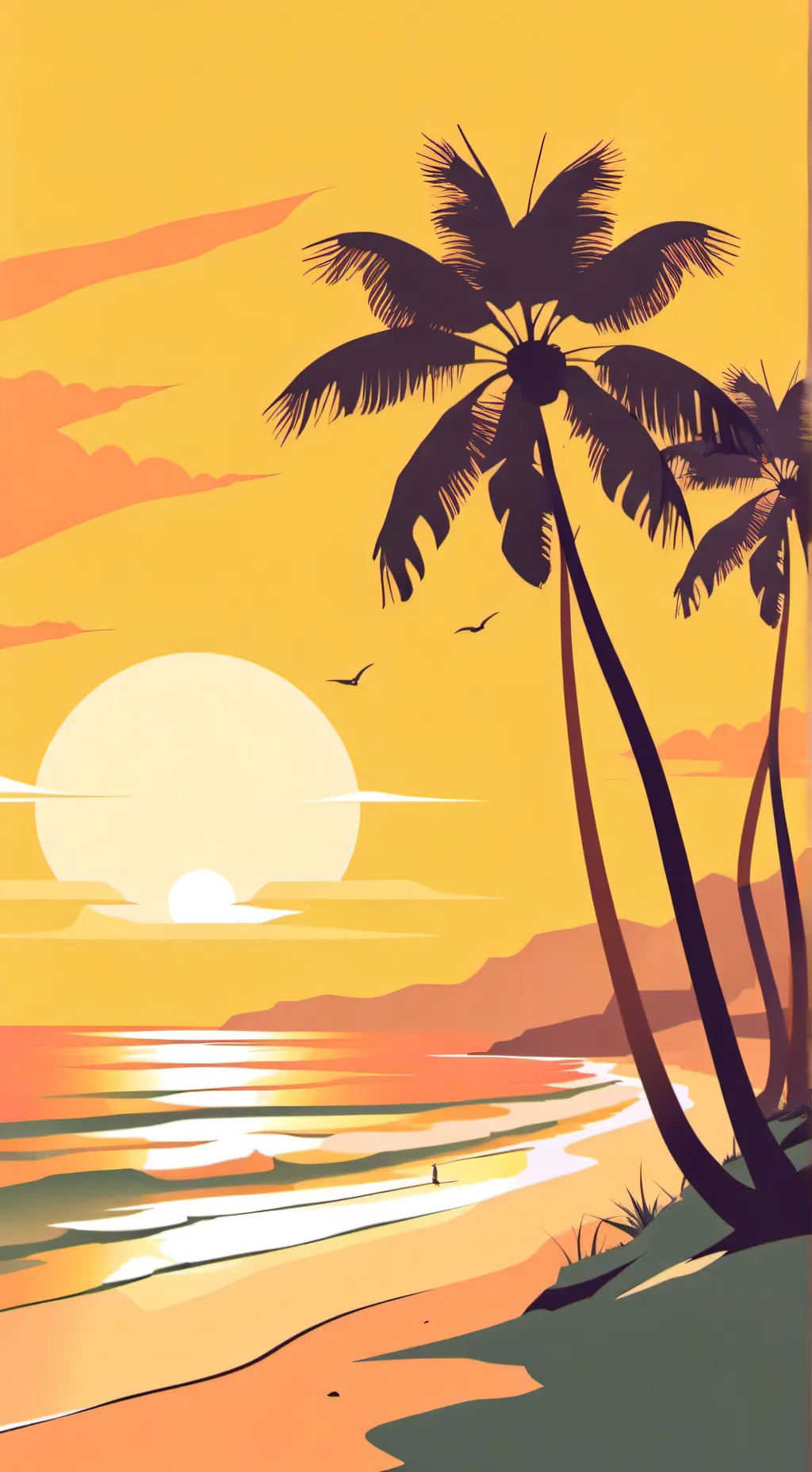 ai character: KNY vacantion⛱️ background