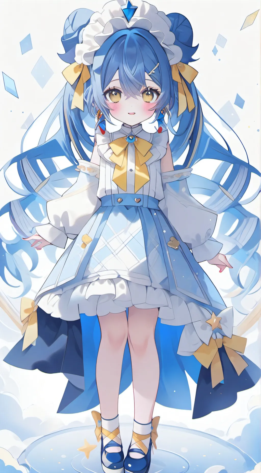 ai character: rosé background