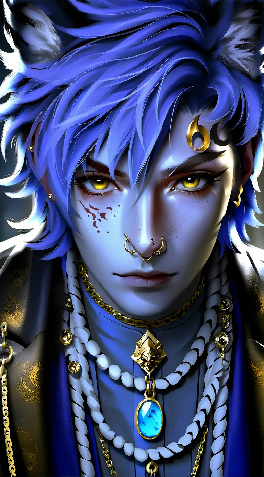 ai character: Armageddon night background