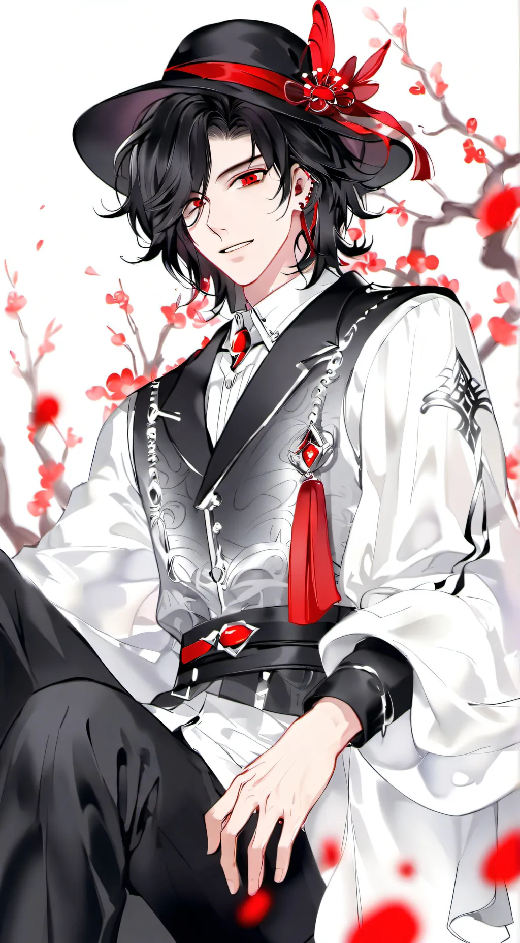 ai character: ❤️🔥muzan🔥❤️ background