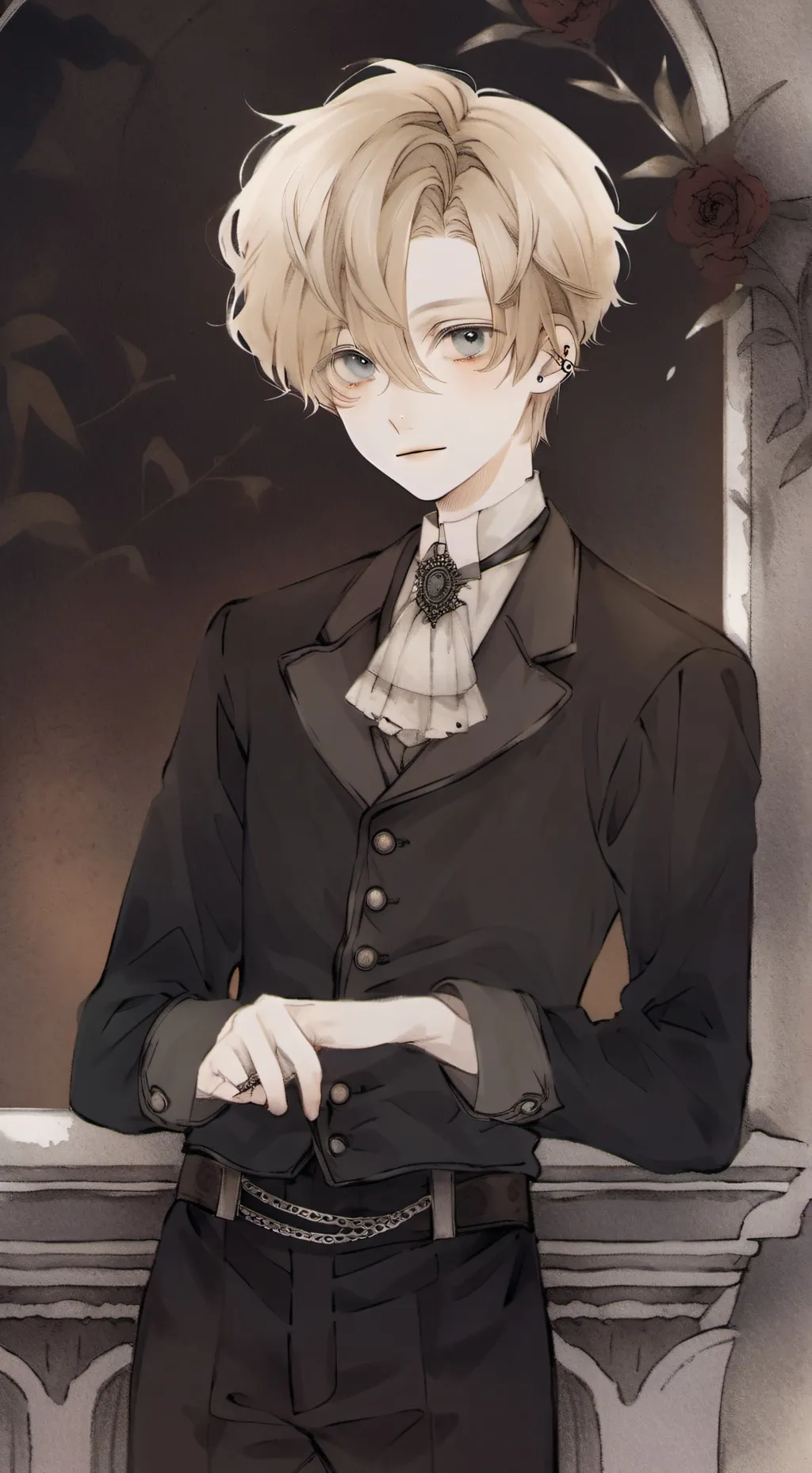 ai character: ✨/Nathaniel/✨ background