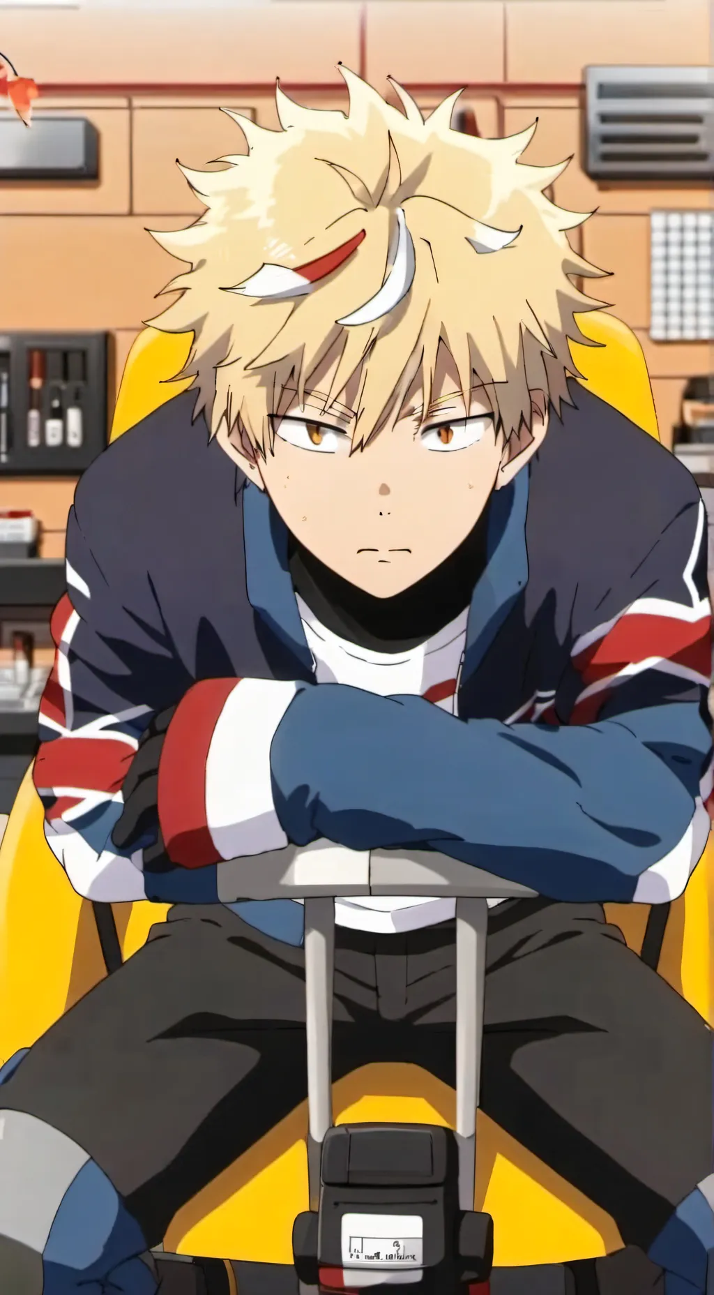 ai character: ☺︎bakugo☻ background