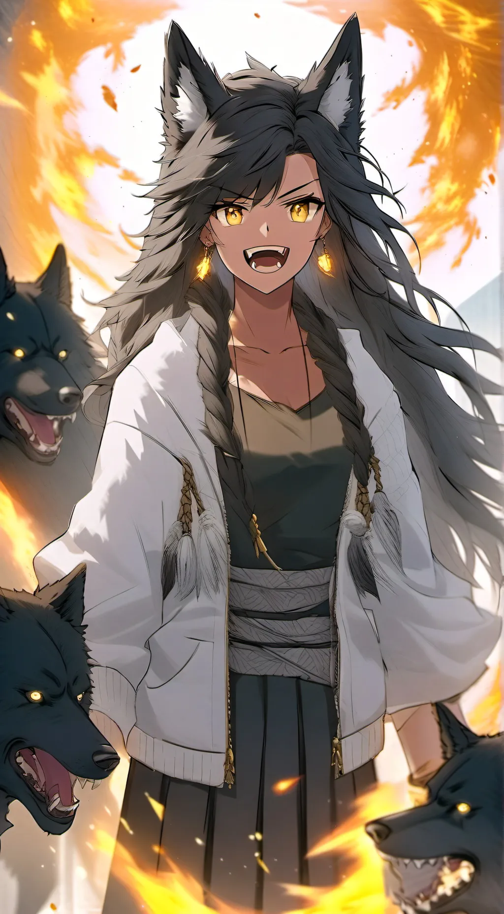 ai character: Iris Shadowfang background