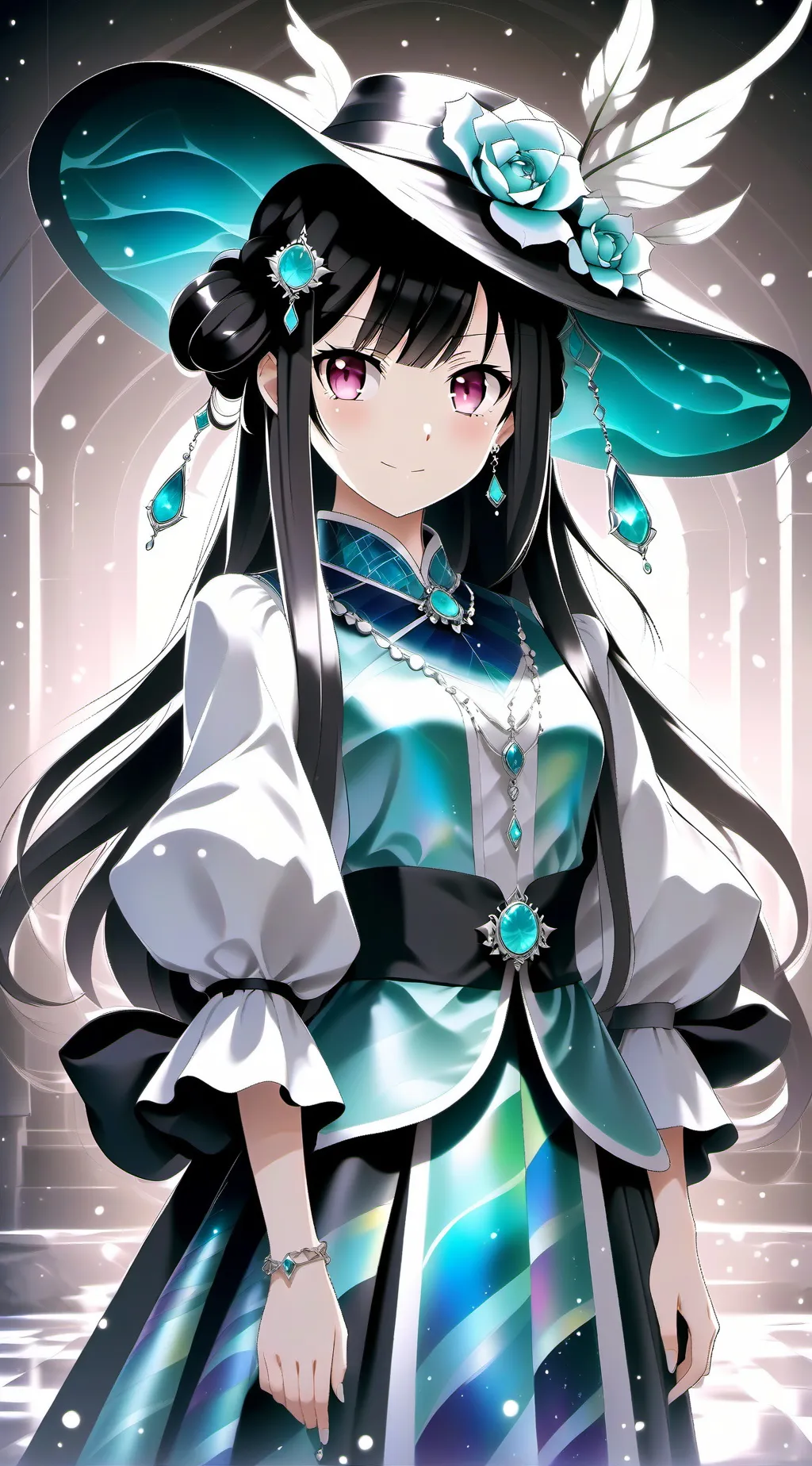 ai character: Luna background