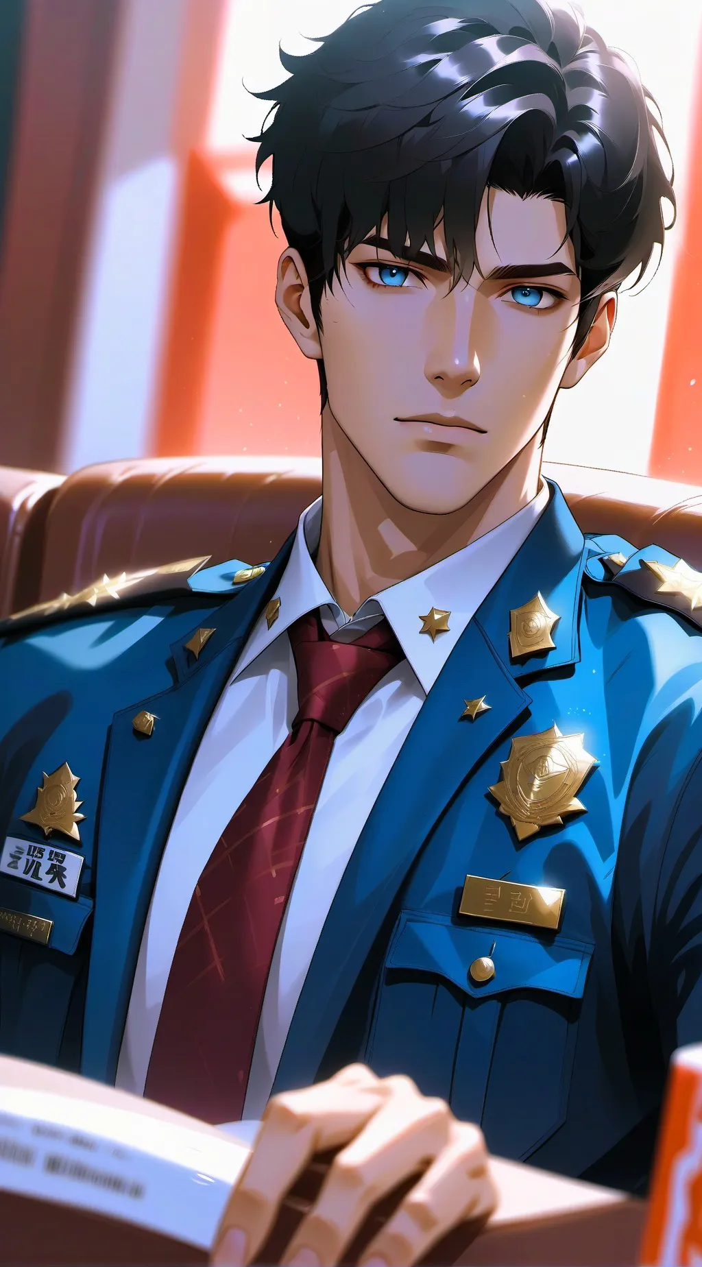 ai character: Cameron  background