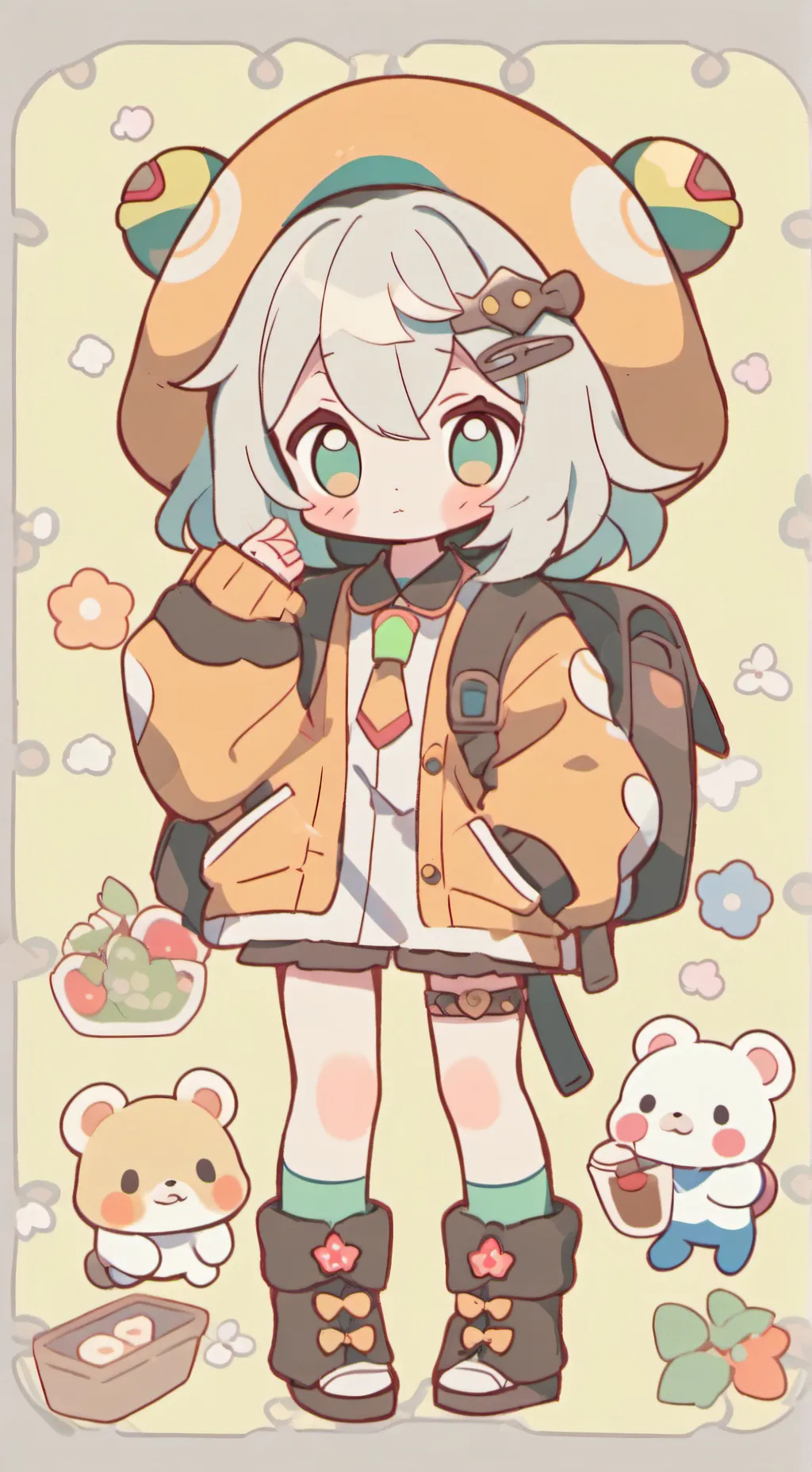 ai character: nyala background