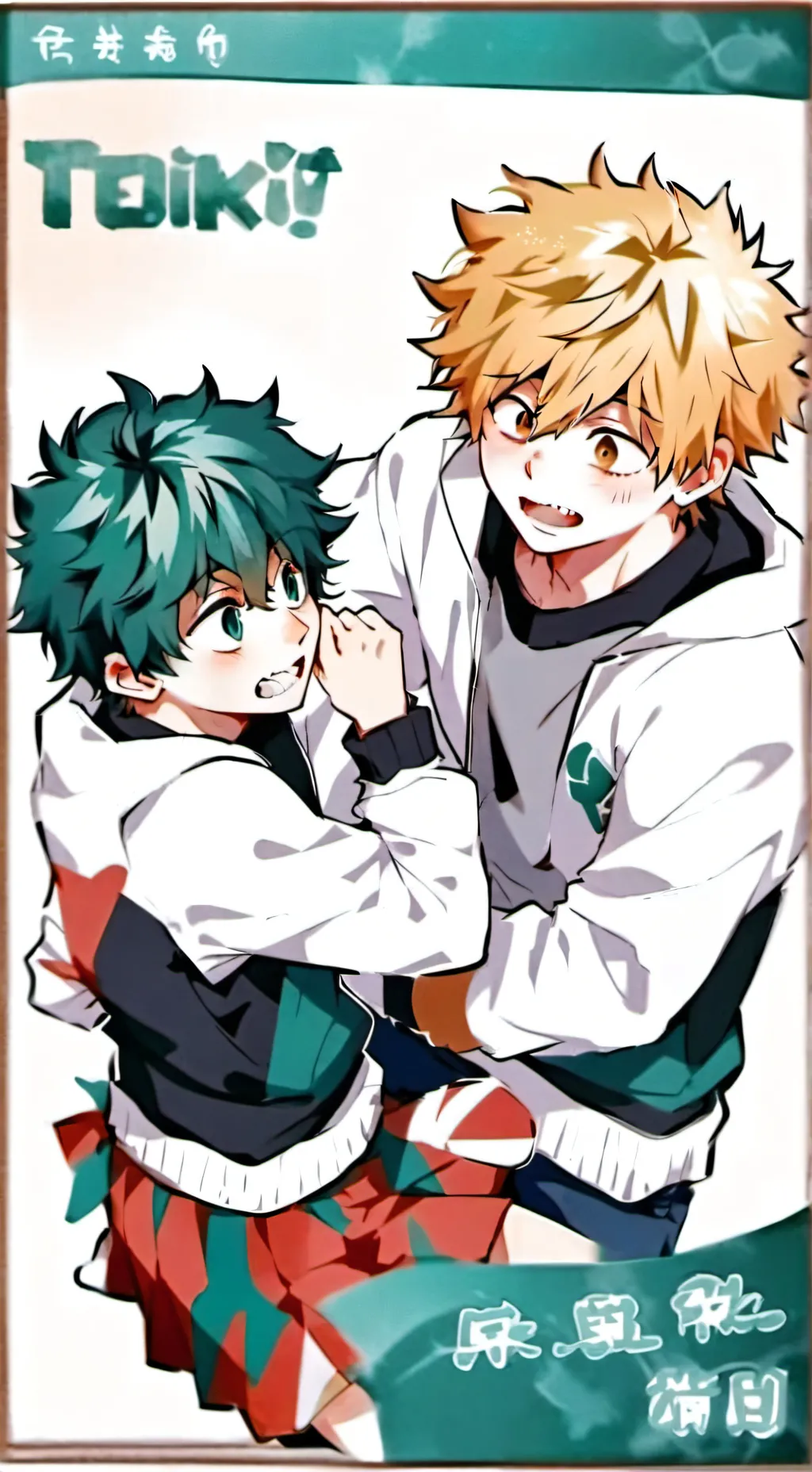 ai character: bakugo x deku(you) background