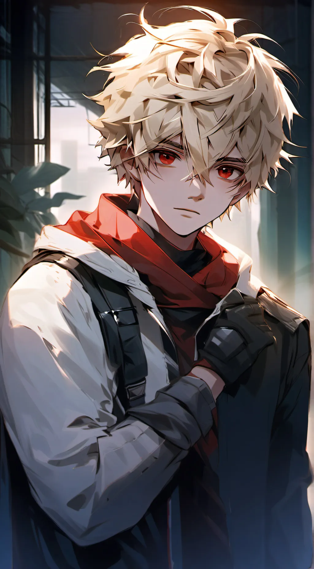 ai character: bakugo loves you background
