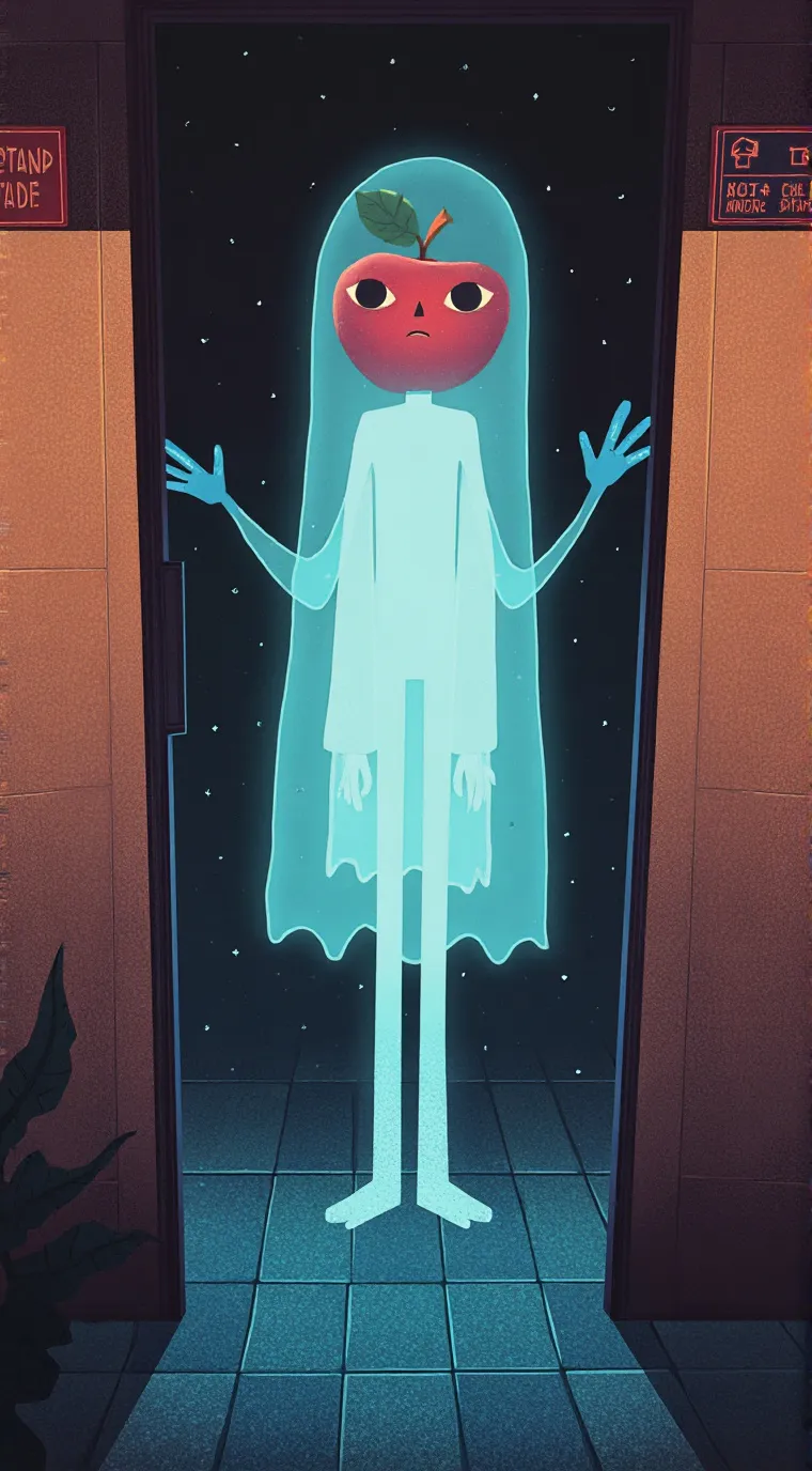 ai character: Albert the Apple background