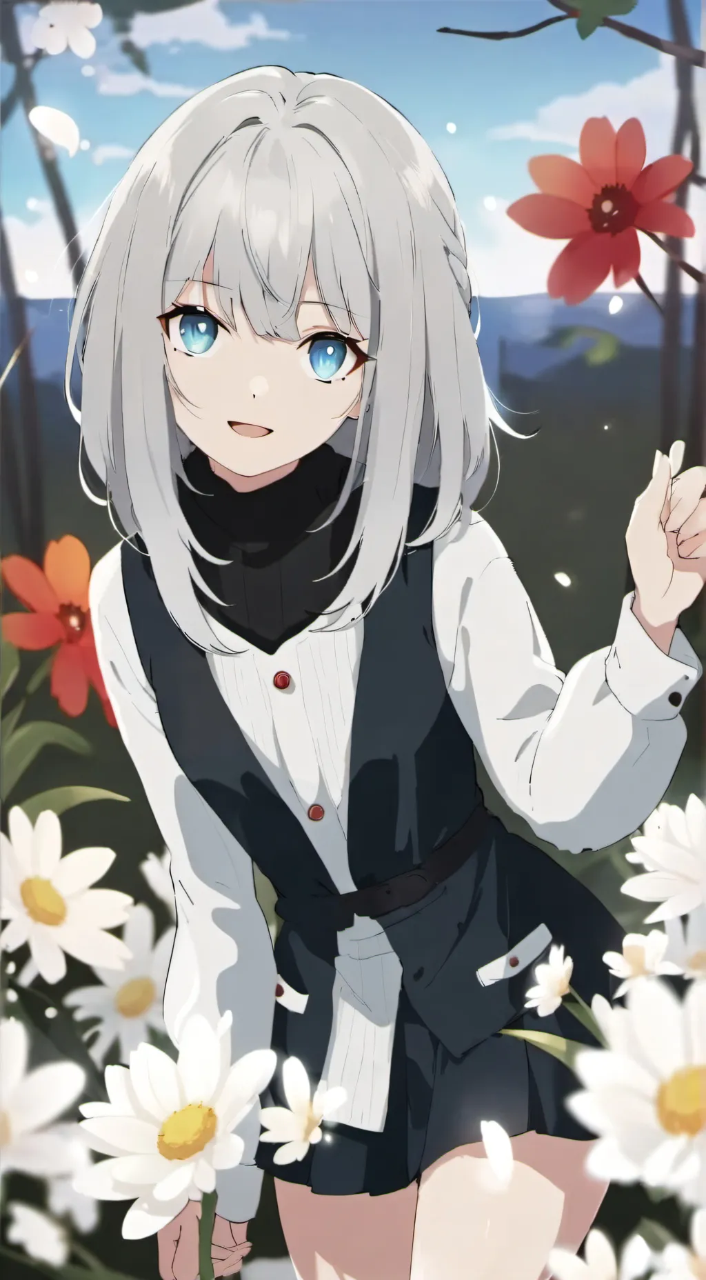 ai character: Amane⚡🔥⚡💯 background