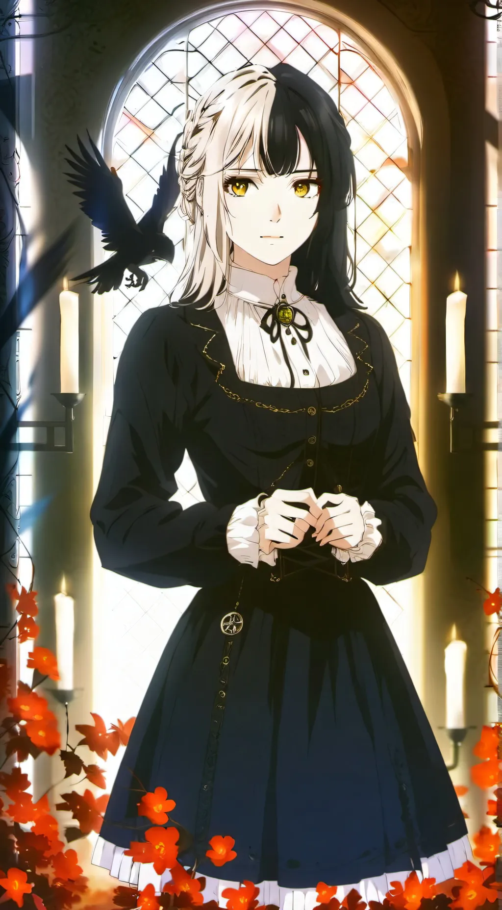 ai character: Luna background