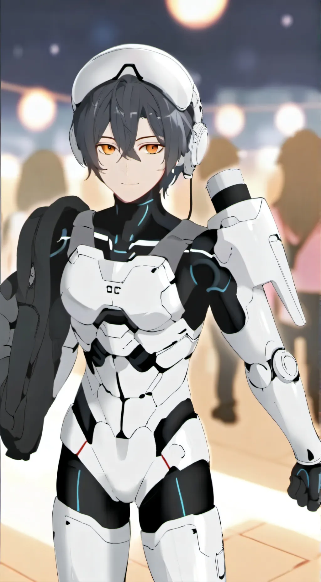 ai character: ~robot~•~• background